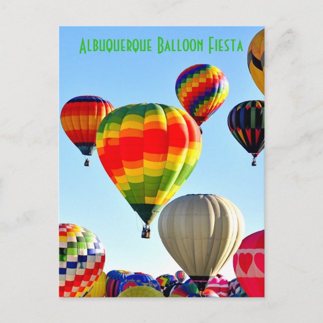 ALBUQUERQUE BALLOON FIESTA POSTCARD (Front)