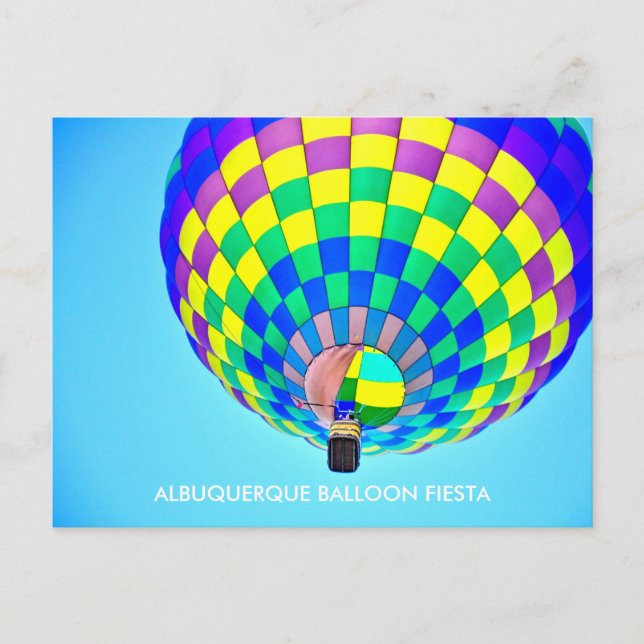 ALBUQUERQUE BALLOON FIESTA POSTCARD (Front)