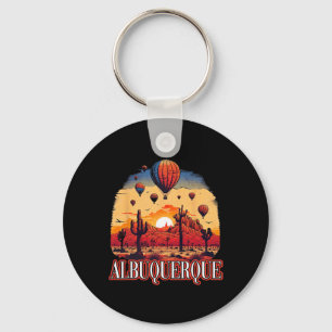 Albuquerque Balloon New Mexico Hot Air Balloon  Keychain
