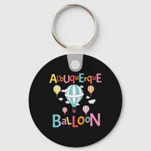 Albuquerque Balloon New Mexico Hot Air Balloon Keychain