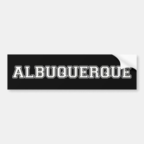 Albuquerque Bumper Sticker