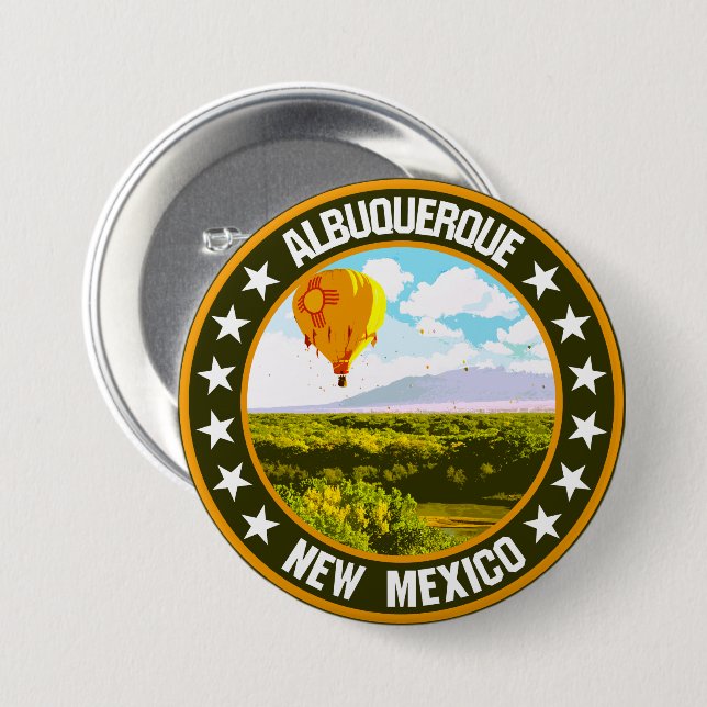 Albuquerque                                      button (Front & Back)