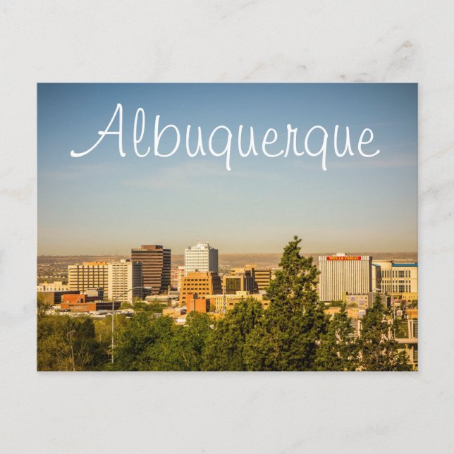 Albuquerque City in New Mexico Postcard (Front)