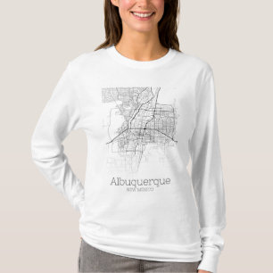 Albuquerque City Map T-Shirt