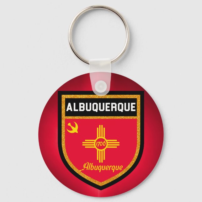 Albuquerque Flag Keychain (Front)