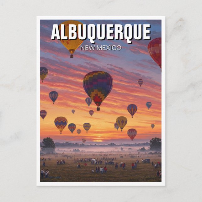 Albuquerque International Balloon Fiesta Postcard (Front)