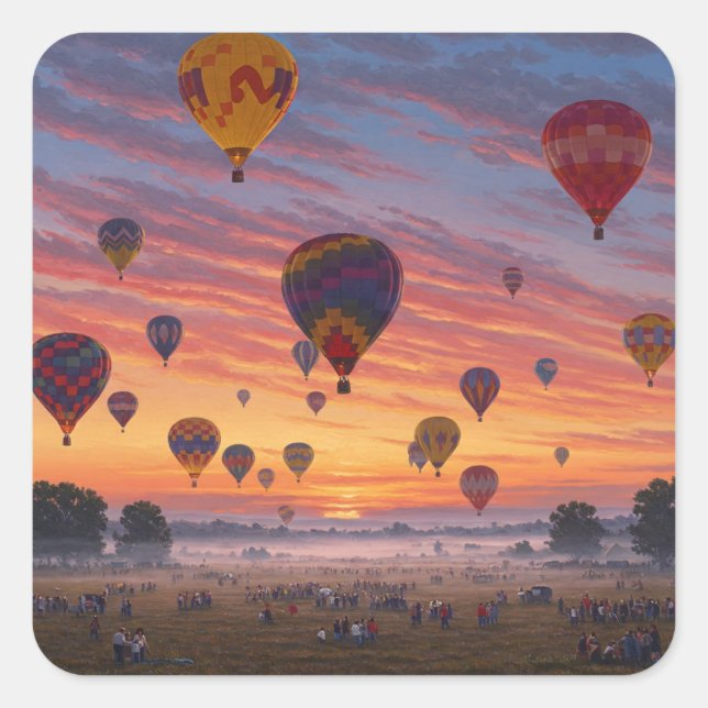 Albuquerque International Balloon Fiesta Square Sticker (Front)
