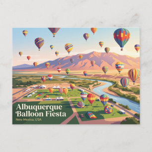 Albuquerque International Balloon Fiesta USA Postcard