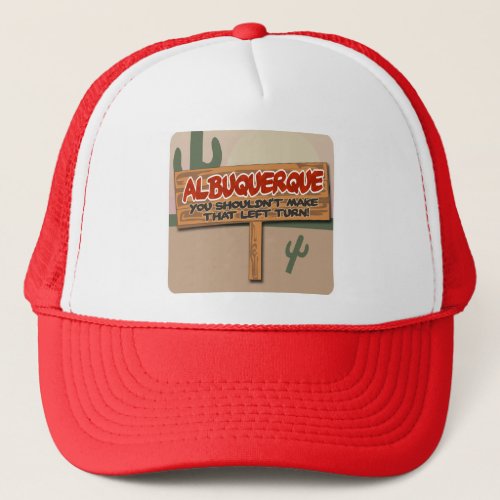 Albuquerque Left Trucker Hat