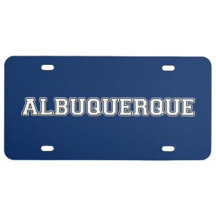 Albuquerque License Plate