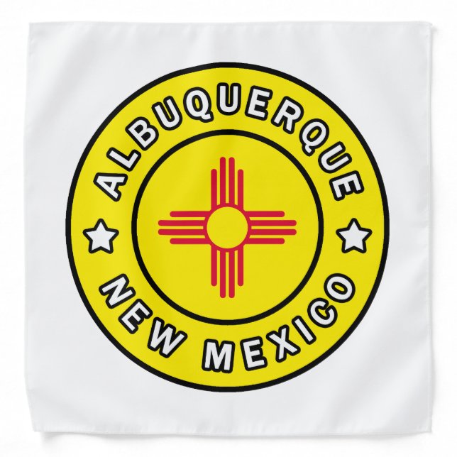 Albuquerque New Mexico Bandana (Front)