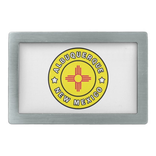 Albuquerque New Mexico Belt Buckle (Front)