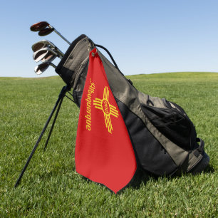 Albuquerque (New Mexico) city flag Golf Towel