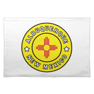 Albuquerque New Mexico Cloth Placemat