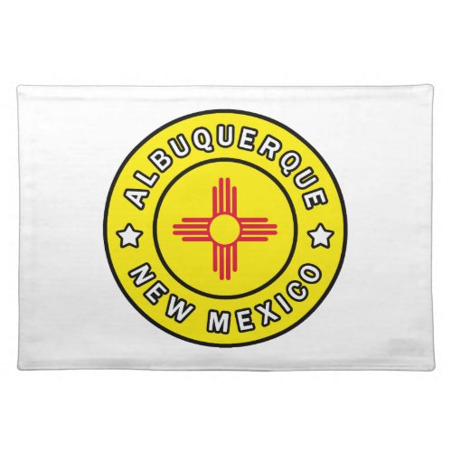 Albuquerque New Mexico Cloth Placemat