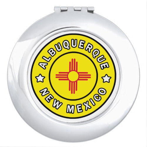 Albuquerque New Mexico Compact Mirror