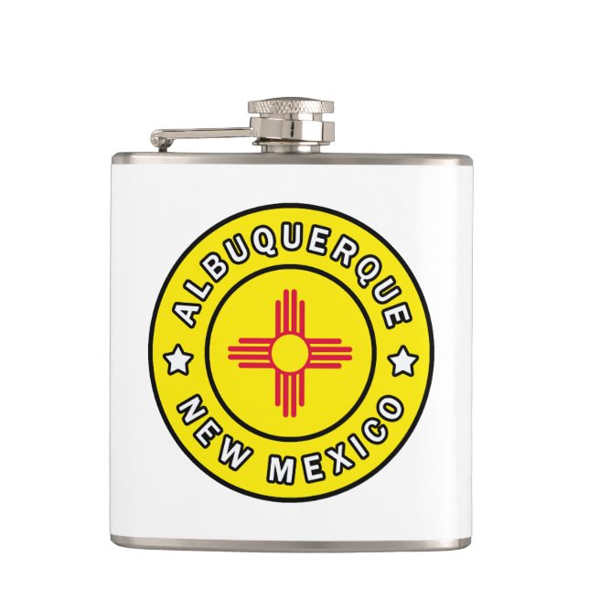 Albuquerque New Mexico Flask (Front)