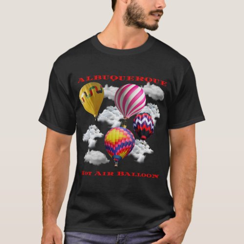 Albuquerque New Mexico Hot Air Balloon Fiesta      T_Shirt