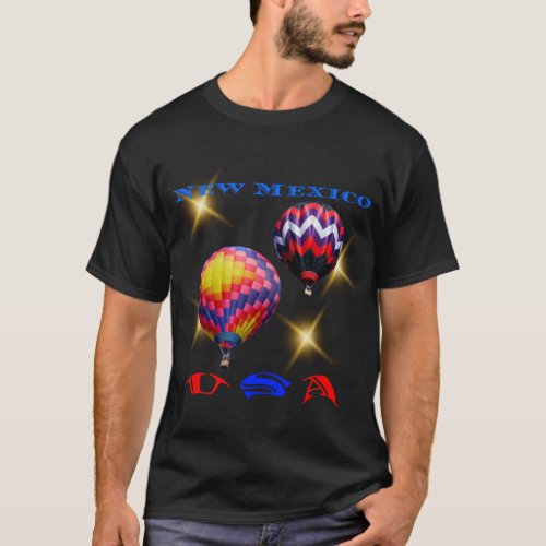 Albuquerque New Mexico Hot Air Balloon Fiesta      T_Shirt