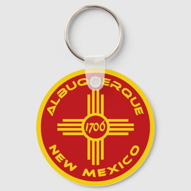 Albuquerque New Mexico Keychain (Front)