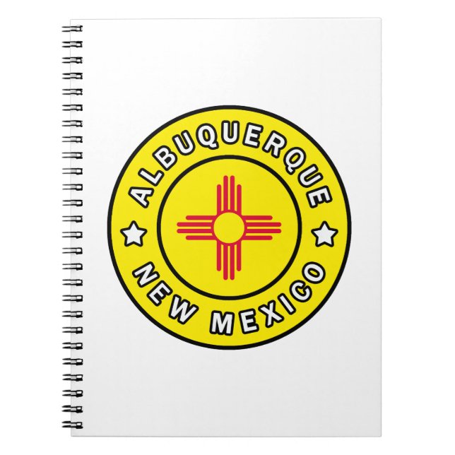 Albuquerque New Mexico Notebook (Front)