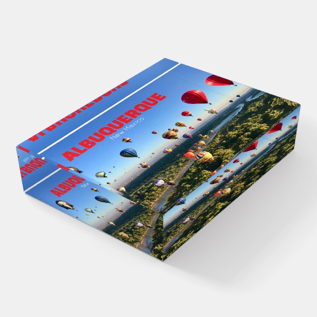 Albuquerque New Mexico Paperweight Balloons (Angled)