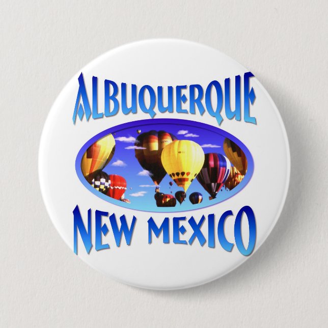 Albuquerque New Mexico Pinback Button (Front)