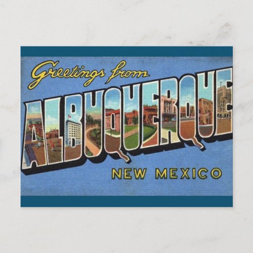  Albuquerque New Mexico Postcard