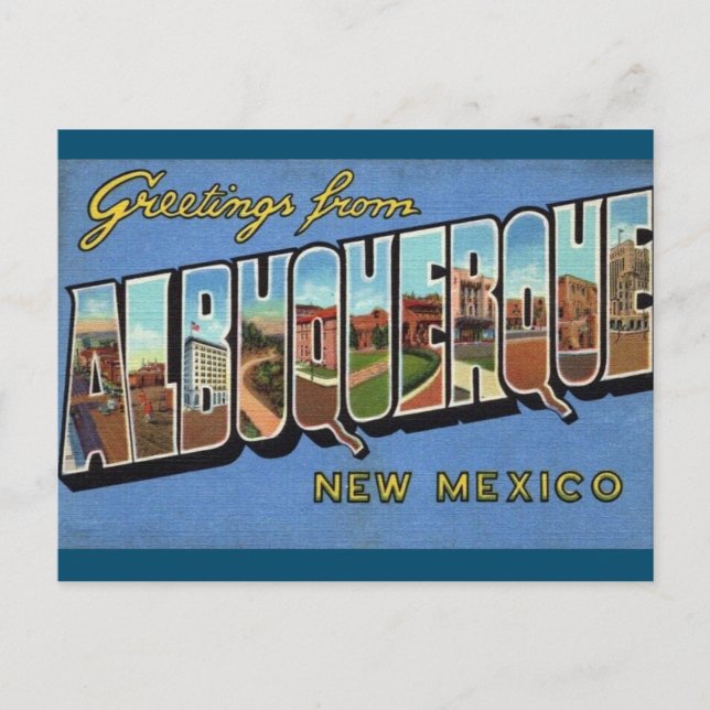  Albuquerque New Mexico Postcard (Front)