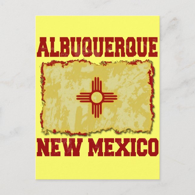 Albuquerque, New Mexico Postcard (Front)