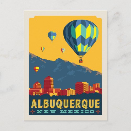 Albuquerque New Mexico  Save the Date Announcement Postcard