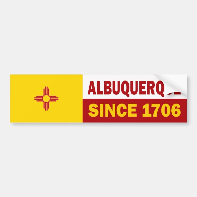 Albuquerque, New Mexico since 1706 Bumper Sticker (Front)
