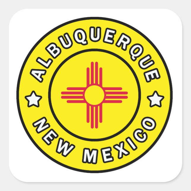 Albuquerque New Mexico Square Sticker (Front)