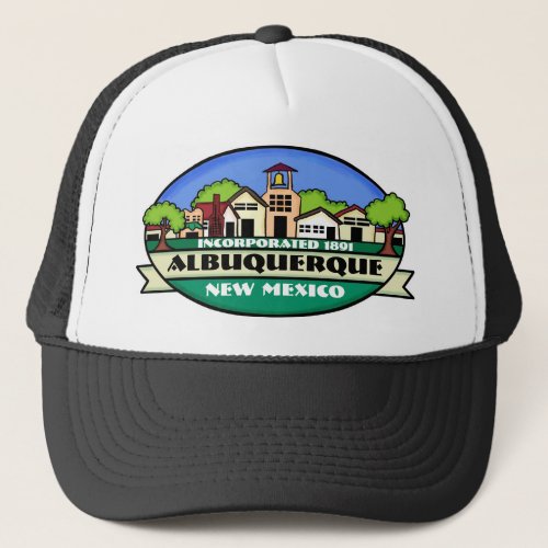 Albuquerque New Mexico town souvenir hat