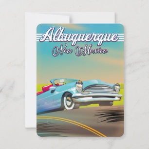 Albuquerque New Mexico travel poster.