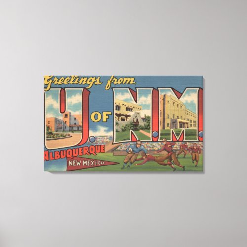 Albuquerque New Mexico _ University of NM Canvas Print