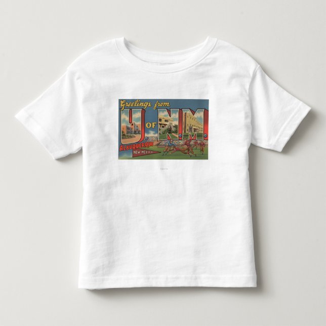 Albuquerque, New Mexico - University of NM Toddler T-shirt (Front)