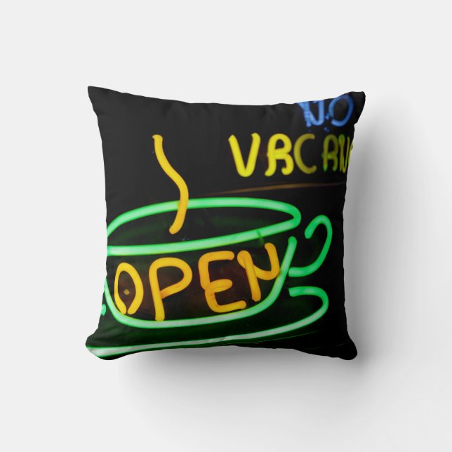 Albuquerque, New Mexico, USA. Route 66 Throw Pillow (Front)