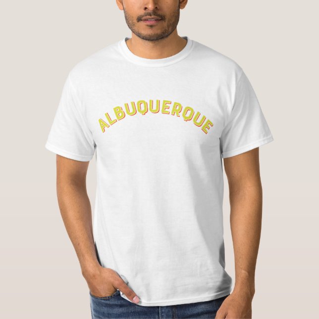 Albuquerque, New Mexico Vintage Arch T-Shirt (Front)