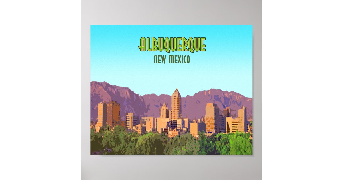 Albuquerque New Mexico Vintage Poster Zazzle