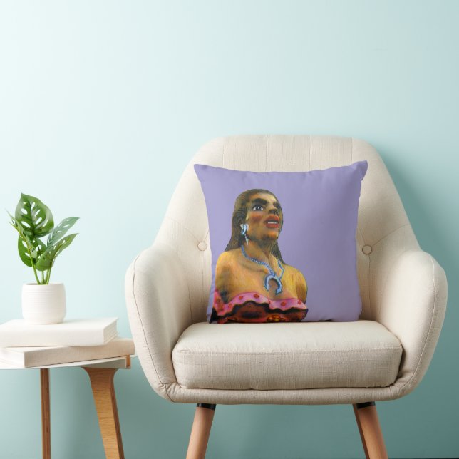 Albuquerque NM Dancer Female jGibney The Museum Throw Pillow (Chair)