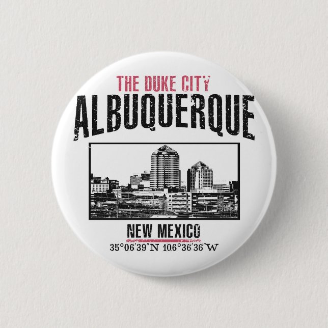 Albuquerque Pinback Button (Front)
