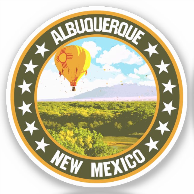 Albuquerque                                     sticker (Front)