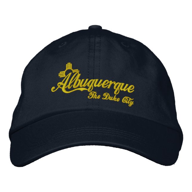 Albuquerque, The Duke City Embroidered Baseball Hat (Front)