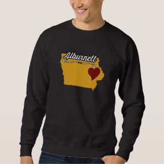 ALBURNETT IOWA IA USA Cute Souvenir Merch US City Sweatshirt