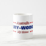 [ Thumbnail: Albury–Wodonga - My Home - Australia; Hearts Coffee Mug ]