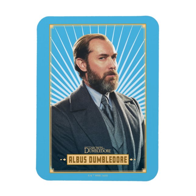 Albus Dumbledore Character Graphic Magnet (Vertical)