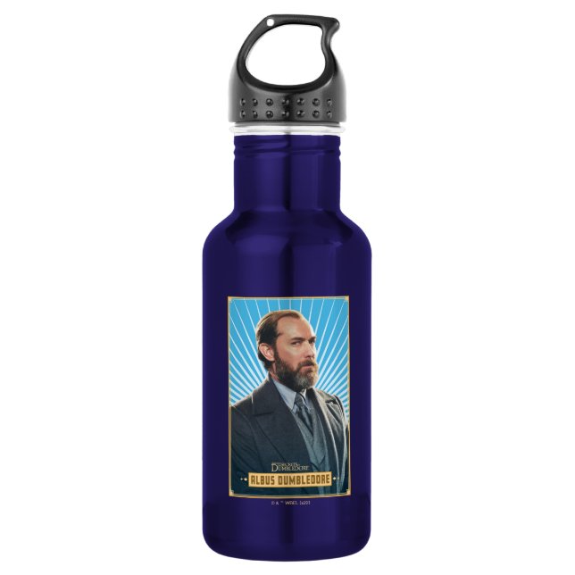 Albus Dumbledore Character Graphic Stainless Steel Water Bottle (Front)