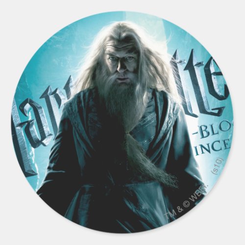 Albus Dumbledore HPE6 1 Classic Round Sticker