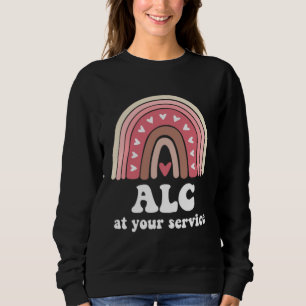 ALC Associate Licensed Counselor Rainbow Therapist Sweatshirt